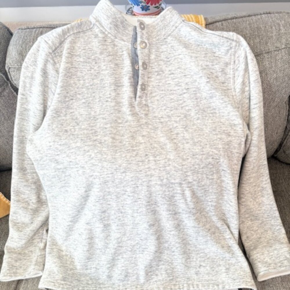 Tommy Bahama - Summit Snap Mock Neck Pullover Shirt/Fleece - Size LARGE